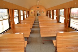 Blick in die "Holzklasse"