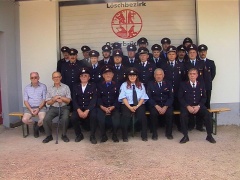 Mitglieder des Löschbezirks Osterbrücken 2003