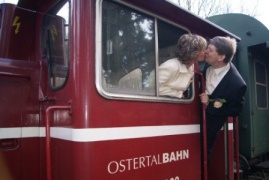 Hochzeit bei der Ostertalbahn